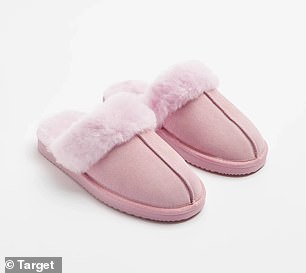 Target Leather and Shearling Slipper Wear ($35)