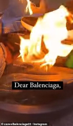 Meanwhile, on social media, disenchanted consumers burned their Balenciaga products in protest.
