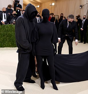 Demna with Kim Kardashian at the Met Gala 2021