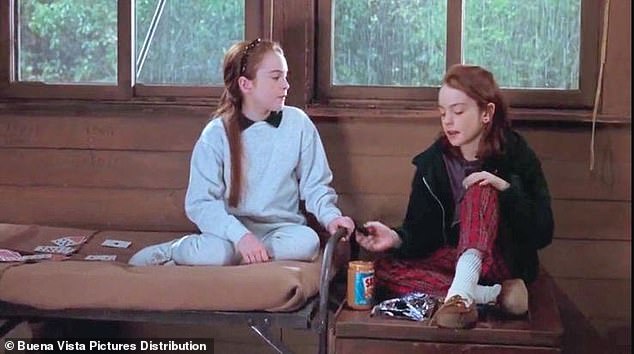 Lindsay pulled double duty playing estranged twins Annie James and Hallie Parker in Nancy Meyers' critically acclaimed 1998 divorce comedy, which grossed $92.1 million on a $15 million budget at the box office. world.