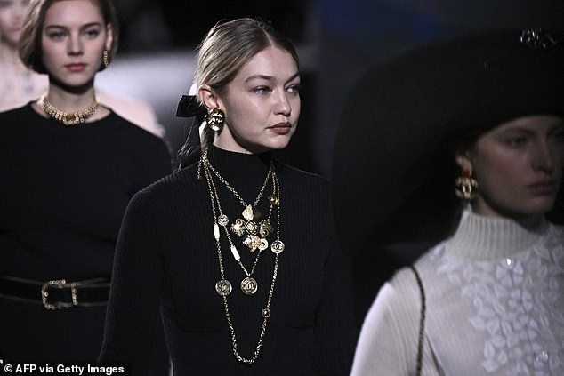 Mother-of-one Gigi used to be a common figure on the fashion week catwalks, but has taken a step back in recent months.