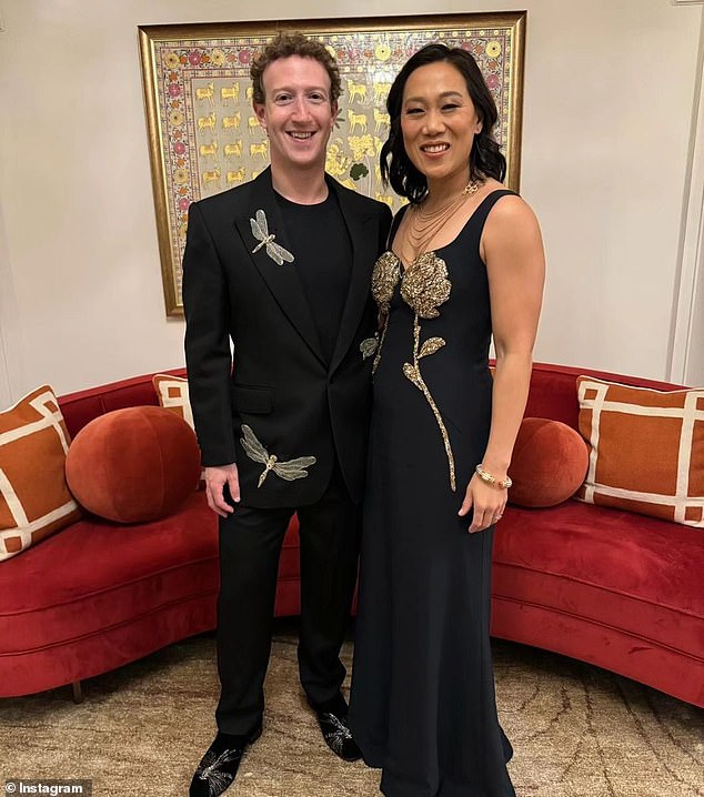 Mark Zuckerberg and his wife Priscilla Chan. Zuckerberg is the founder, chairman and CEO of Meta, which he first founded as Facebook in 2004.