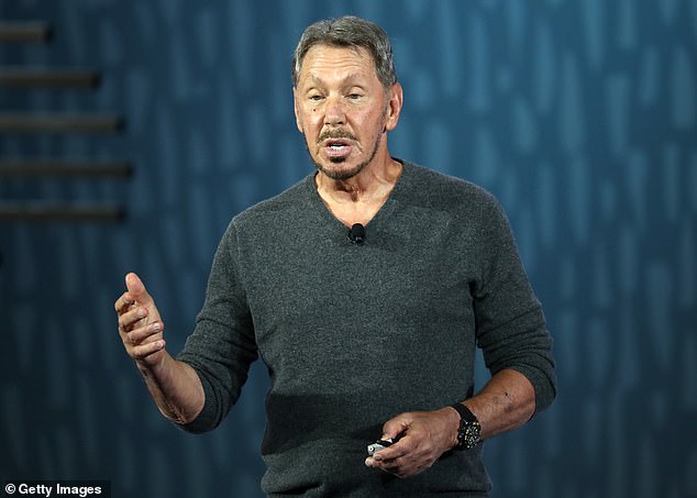 Larry Ellison is the founder and largest shareholder of the database company Oracle.
