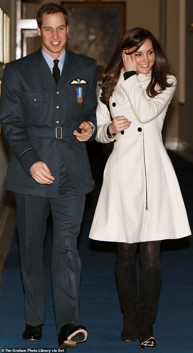 Prince William (pictured alongside Kate Middleton in 2008) offered Gary a cup of tea when the two men met.