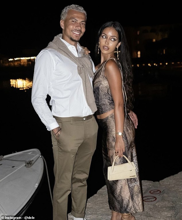 Cindy and Dele went public with their relationship in June 2022 when they were spotted vacationing on a yacht in Italy (pictured in November).
