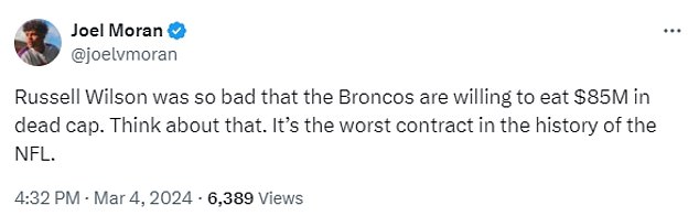 1709651174 495 NFL fans label Russell Wilsons trade to the Broncos the