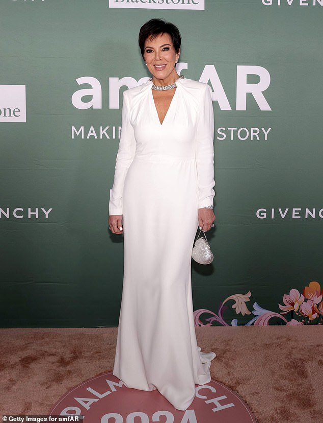 It comes after Kris Jenner (pictured) said her daughter Kim won't be getting married anytime soon.