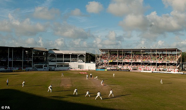The Old Rec in Antigua is right in the center of town, so Brian Lara's record-breaking test scores created a great atmosphere.