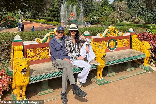 The couple shared many photos from their India adventure on Instagram.