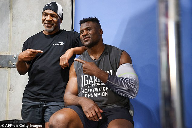 Ngannou worked alongside Tyson in his professional boxing debut against Tyson Fury.