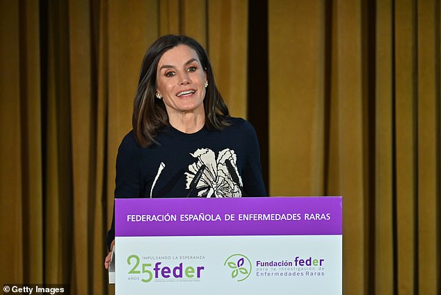 As Honorary President of the Spanish Federation of Rare Diseases (FEDER), which this year celebrates its 25th anniversary, Queen Letizia addressed the attendees