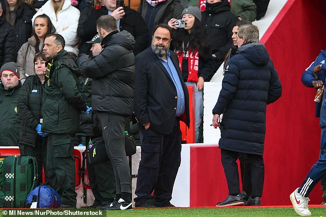 Nottingham Forest owner Evangelos Marinakis was furious after Paul Tierney's mistake led to Liverpool's latest win on Saturday.