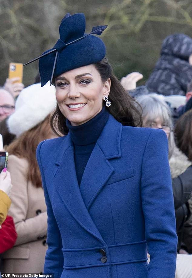 Kate is seen in her last public appearance on Christmas Day before stepping away from the spotlight.