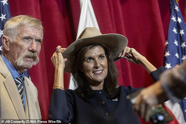 Republican presidential candidate Nikki Haley spent a day campaigning in California last month. Final polls in her state showed her trailing Trump by 57.2 points.