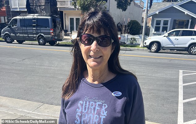 Retiree Jodi Thien, 68, was the one who supported Haley's Huntington Beach Republican DailyMail.com spoke to.