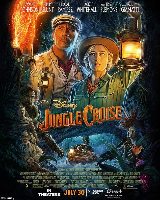 Jungle Cruise, also based on an attraction, was better received by critics with 62 percent, but grossed only $221 million, far less than the $600 million it needed to break even.