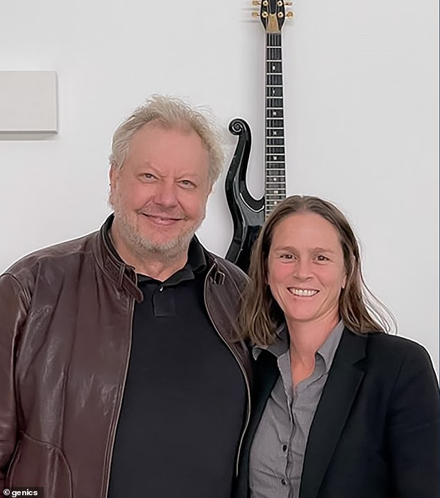 The founder of WiseTech Global is now Australia's richest boss, toppling mining magnate Andrew Forrest (pictured with CSIRO scientist and Genics founder Melony Sellers).