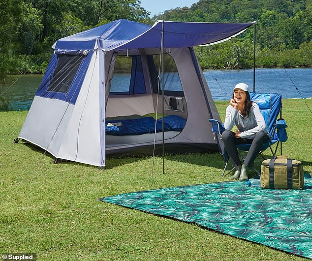 For $149, customers can get the Instant Up four-person tent, as well as a pack of premium stakes to keep everything in place for $9.99