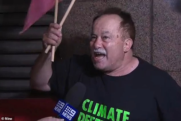 Protester Joseph Zammit (pictured) has apologized for the inconvenience caused to a Melbourne mother forced to give birth on the side of the motorway.
