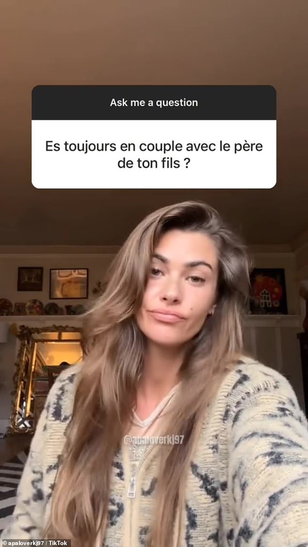 The 30-year-old French model announced her split from the 26-year-old Riverdale hunk via a TikTok video on February 25. The couple shares a two-year-old son, Sasha Vai Keneti Apa.