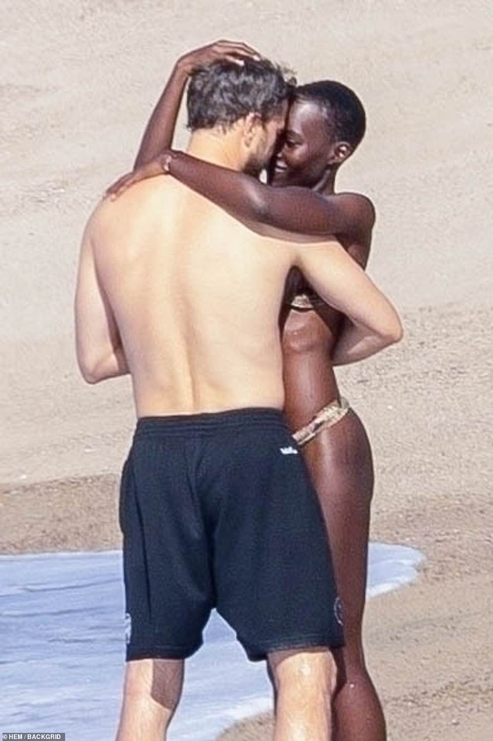 The Dawson's Creek alum, 45, and the Black Panther star, 41, were spotted putting on a loving display on a beach in Puerto Vallarta.