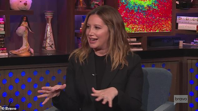 1709713941 239 Ashley Tisdale jokes that she should have gotten a writing