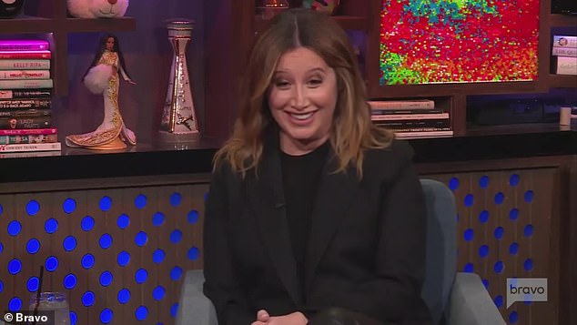 1709713942 647 Ashley Tisdale jokes that she should have gotten a writing