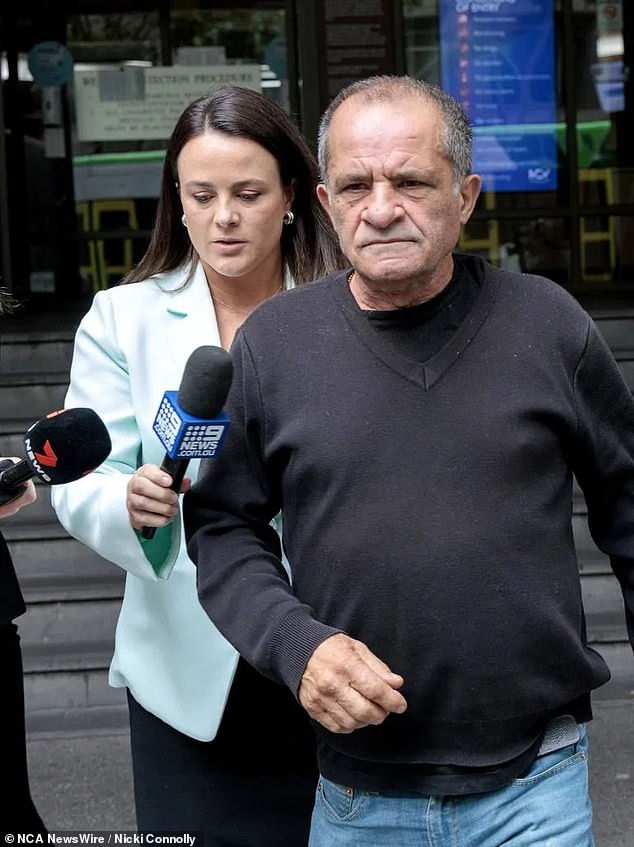 Gauci's father, Maurice Gauci, was chased out of court by Channel Nine at a previous hearing.