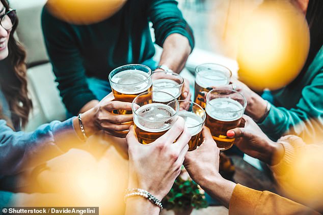 More expensive: Analysis by Frontier Economics found the average price of a pint had risen around 12 per cent in the year to July as brewers passed on extra costs to pubs.