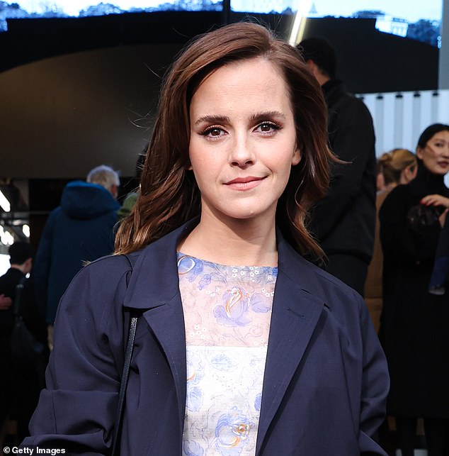 Pictured: Emma Watson at the Prada show last month.