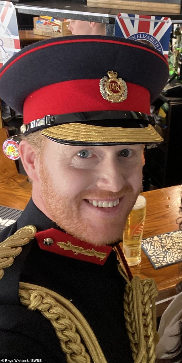 Prince Harry's professional stunt double Rhys Whittock (pictured)