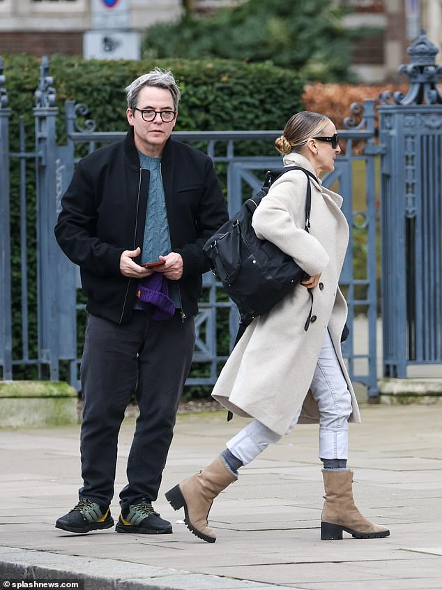 The actress and actor, 61, went sightseeing in the capital during a break from their West End show