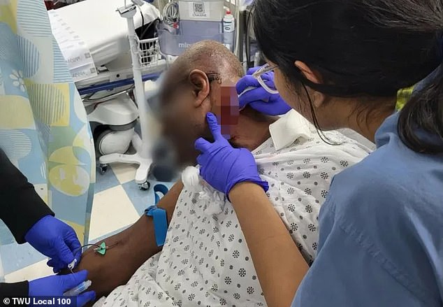 Last month, subway driver Alton Scott, 59, received 34 stitches after being slashed in a random attack on the New York subway.