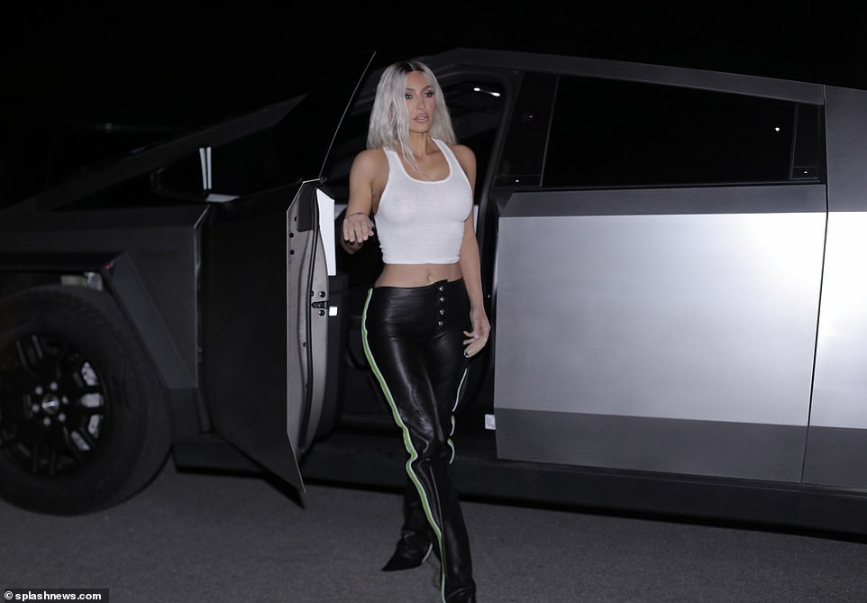 Kim Kardashian, often seen wearing futuristic space-age fashion, now owns a car to match