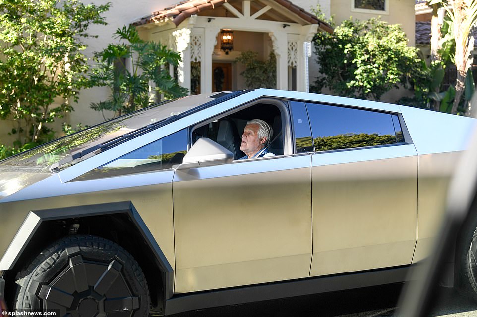Jay Leno, a well-known car lover, adds the new Tesla Cybertruck to his collection