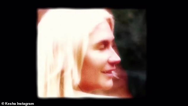 1709756719 971 Kesha Poses NAKED on Late Night Broadcast in Sultry Ad