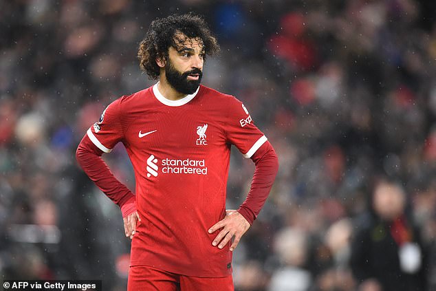 Salah has not appeared in a club match since Liverpool's 4-2 victory over Newcastle in January.
