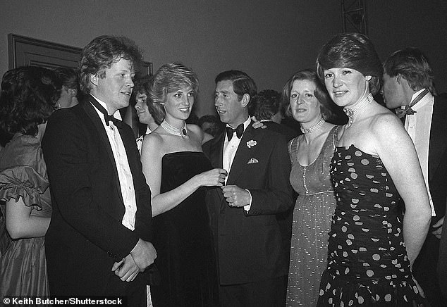 Charles was photographed with Diana, Prince Charles and his sisters Sarah McCorquodale and Lady Jane Fellowes for his 21st birthday.