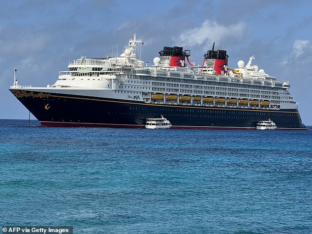 Bush Hager noted that his grandparents didn't know the cruise would be themed. A Disney Magic cruise in Grand Cayman in February 2024