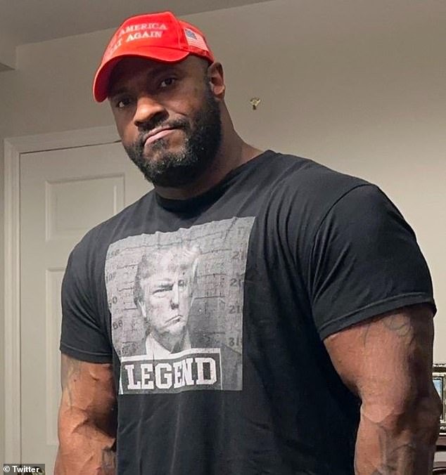 Zeek Arkham posted a photo of himself wearing a black t-shirt with Trump's mugshot and a red MAGA baseball cap and called out Barkley for his weekend comment, saying, 'Has anyone seen Charles Barkley? I heard he was looking for me'