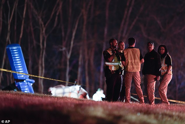 Witnesses reported seeing the plane come over the interstate from the north and cross lanes, before crashing into the grassy median.