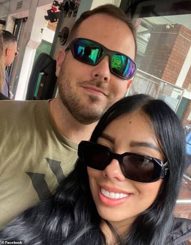John Poulos (left) had plans to live in Colombia full-time and marry his DJ girlfriend, Valentina Trespalacios (right). He was arrested in Panama on January 24, 2023, two days after his body was found inside a suitcase in a garbage container in the Colombian capital, Bogotá.