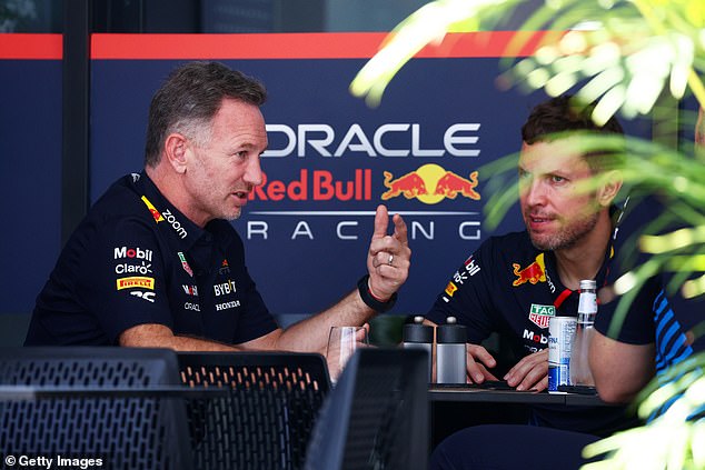 The embattled Red Bull boss has been fighting for his job this month amid a texting scandal.