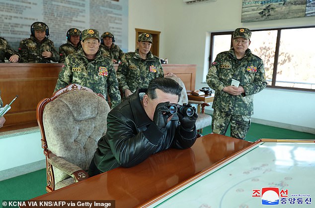He tested various weapons and also military equipment while observing the military.