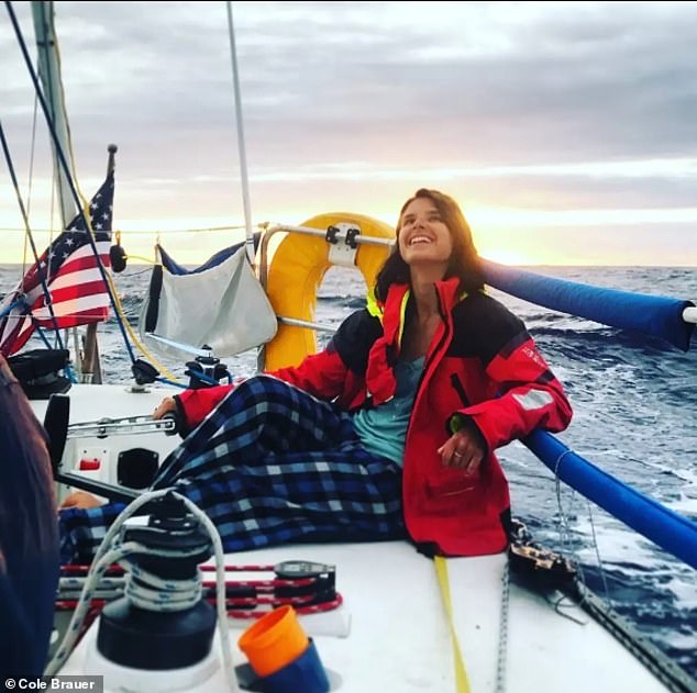 Brauer competed in the Global Solo Challenge, a massive 26,000 nautical mile race