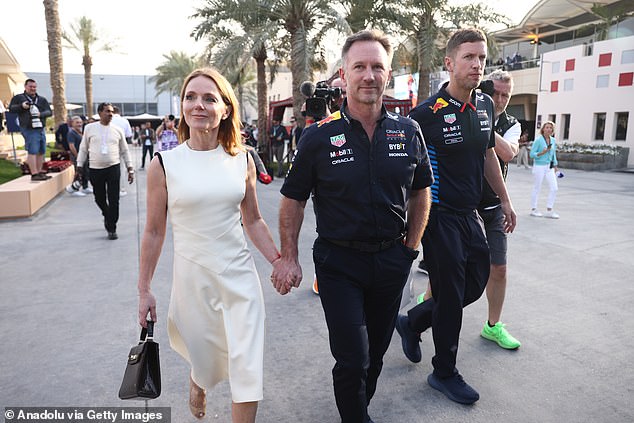 Geri Halliwell accompanied Horner on race day last week in a defiant show of support for her embattled husband.