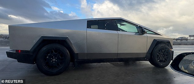 The Tesla Cybertruck weighs 6,843 pounds. and it costs 80,000 dollars