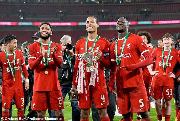 Liverpool have already lifted the Carabao Cup this season and are in the race to add three more trophies