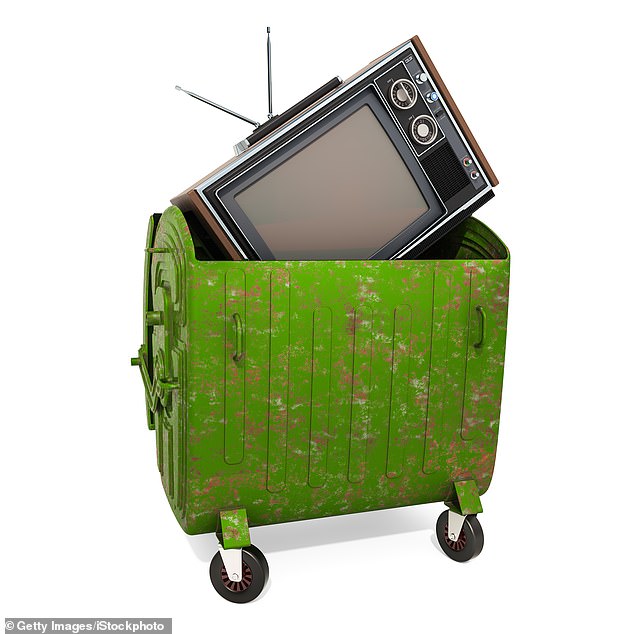 If you are caught throwing away your old TV, you can be fined up to £5,000