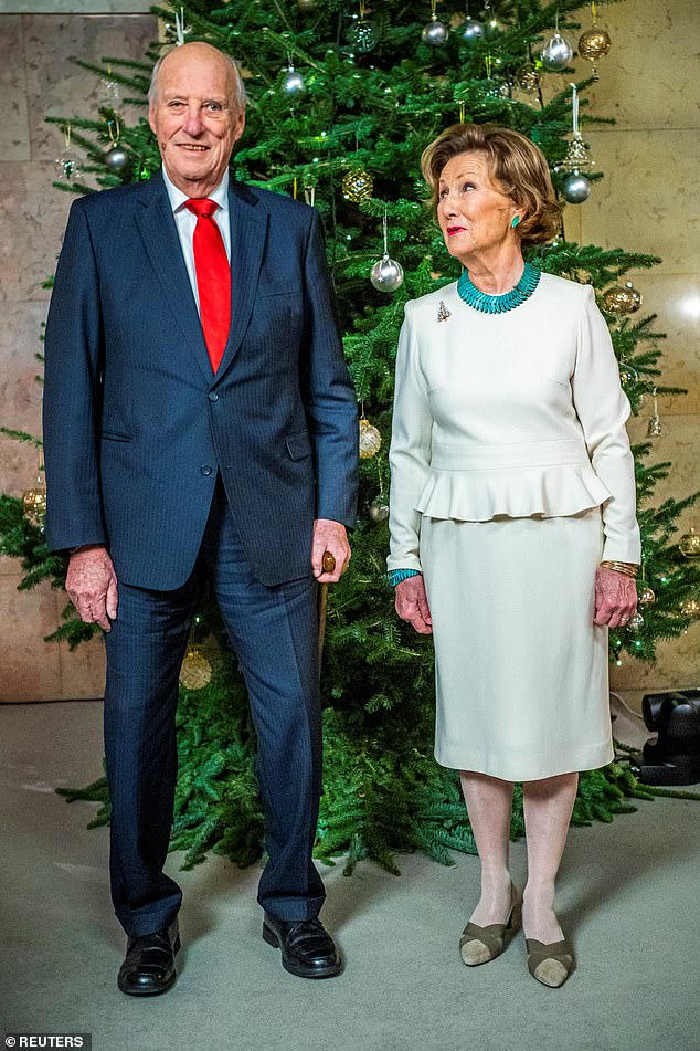 Harald and Queen Sonja issued a statement on Instagram to thank their supporters for their support. The couple appears in the photo in 2020.